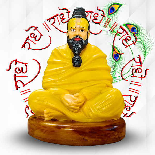 Premanand Ji Maharaj Idol | Spiritual Guru Murti for Car Dashboard, Home, Office & Temple
