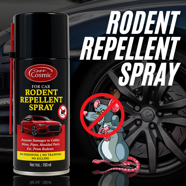Car Rodent Repellent Spray 150ml | Protect Cables, Wires & Engine from Rodent Damage