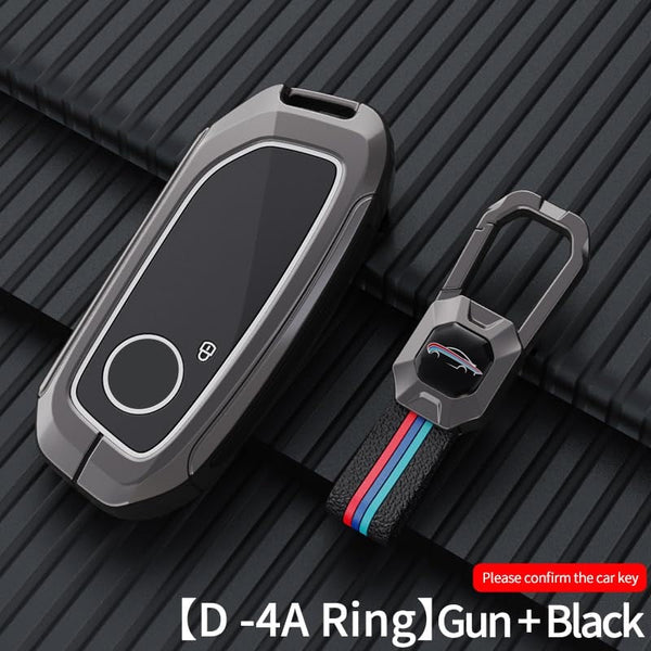 FolksKulture-BMW X5 2023 | X7 2023 Luxury Premium Metal Smart Car Key Cover Key Case With Key Chain( 3 buttons )