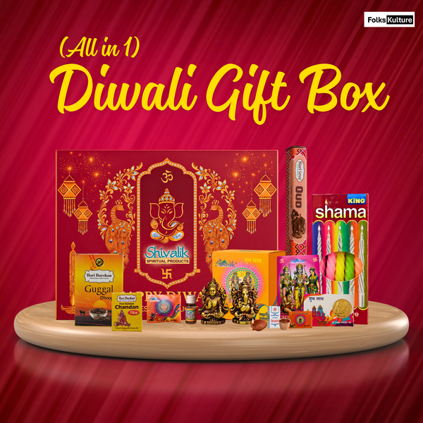 20 in 1 Diwali Gift Box | Complete Pooja Samagri & Festive Gift Set