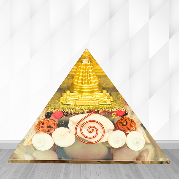 Laxmi Yantra Pyramid | Money Magnet Pyramid for Home Mandir, Office & Gifting – Vastu Dosh Nivaran