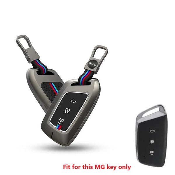 MG Metal Car Key Cover Compatible with MG Hector, Astor & Gloster Smart Keys