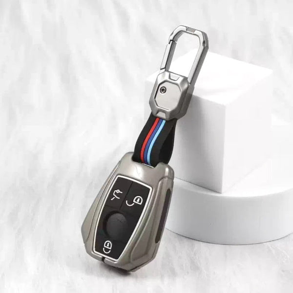 FolksKulture-Benz Car Key Cover Compatibility: Fit For Mercedes Benz GL Series | S – Class | C – Class | M – Class (3 Button Smart key)