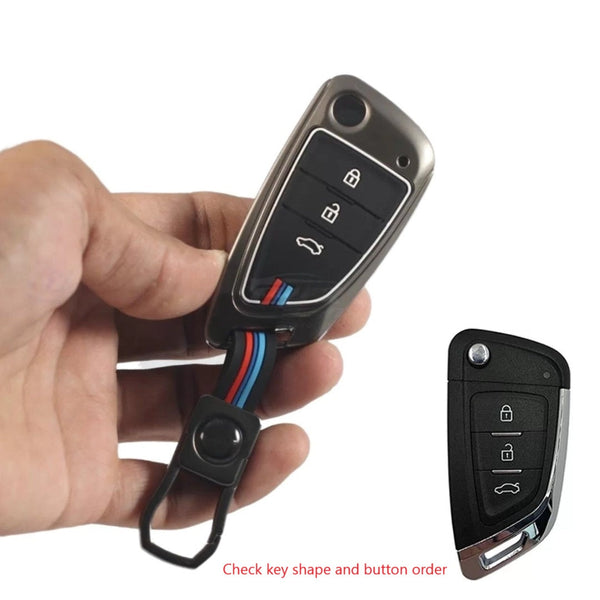 MK Metal-Silicone Key Cover for Xhorse DF Model Universal Flip Key (Aftermarket Universal Flip Key)