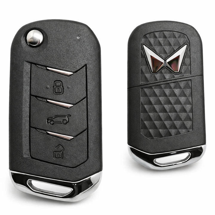 Premium Transformer Metal Key Cover for Mahindra (3-Button Flip Key ...