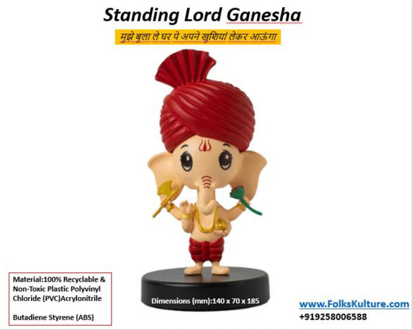 FolksKulture-Car Dashboard Shri Ganesha -ABS