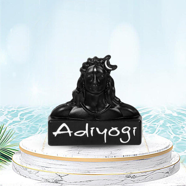 Adiyogi Mahadev Idol – Lord Shiva Shankara Murti Decorative Showpiece for Home Mandir & Car Dashboard