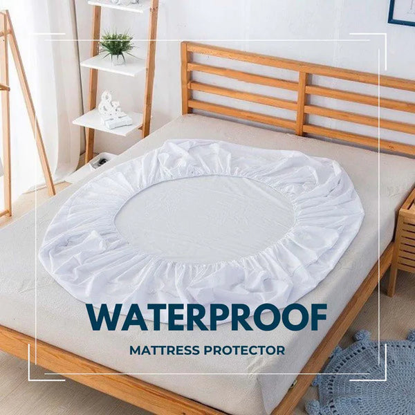 FolksKulture-Water Proof Terry Cotton Super Soft Mattress Protector | Machine Washable